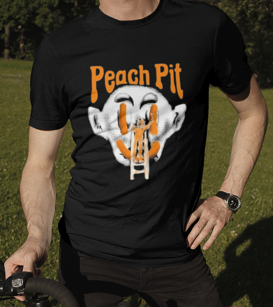 Peach Pit Face Painting Ladder T-Shirt