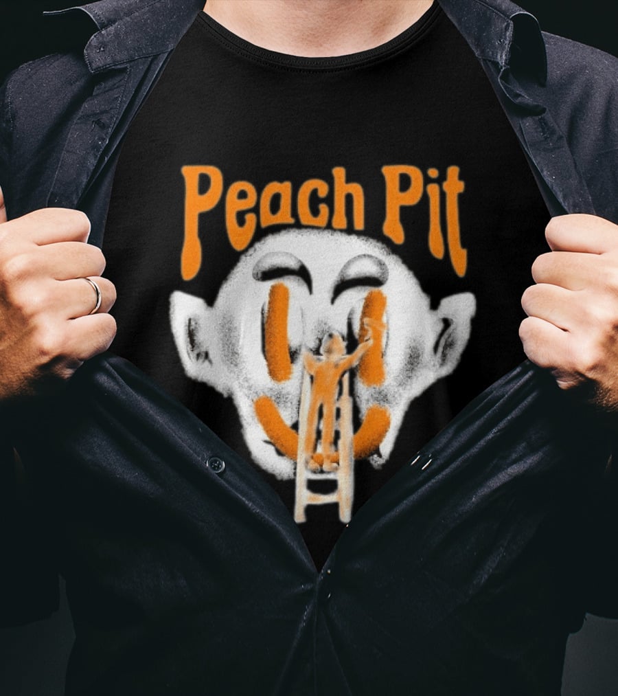 Peach Pit Face Painting Ladder T-Shirt