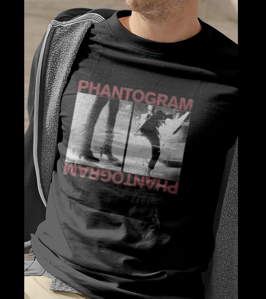 Phantogram Boot Kick Dual Image Retro Style Music Band Merchandise T-Shirt