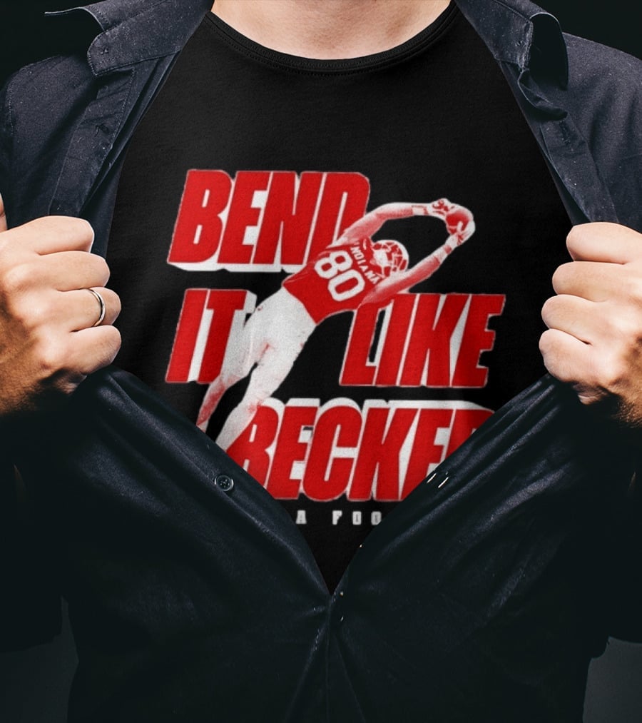 Indiana Football Bend It Like Becker T-Shirt