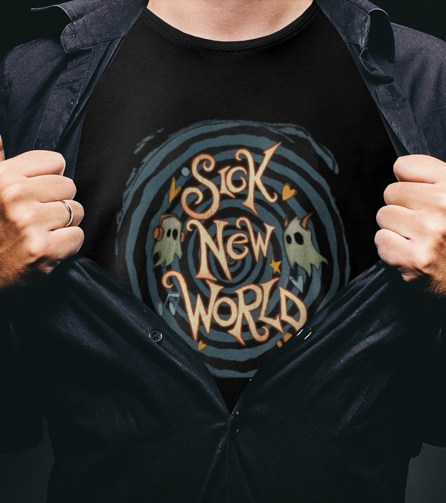Sick New World Fest Ghost Spiral Lineup T-Shirt