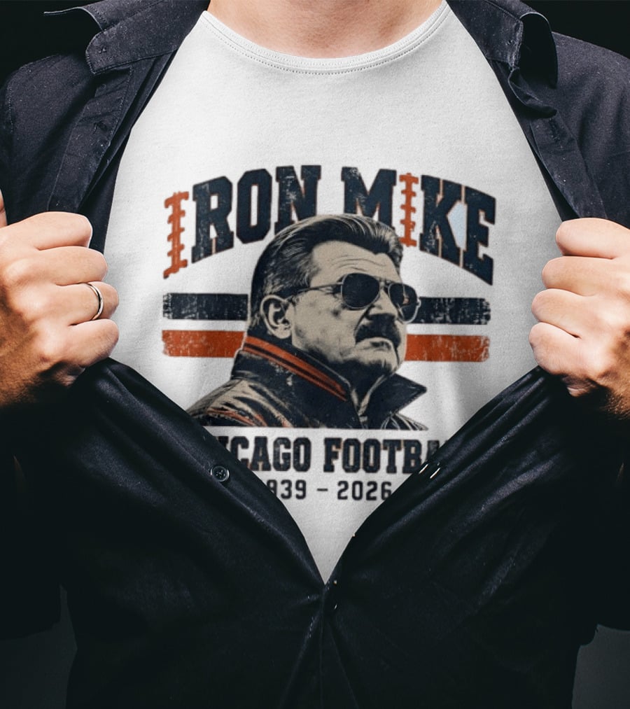 Chicago Bears Iron Mike Chicago Football 1939 2026 T-Shirt