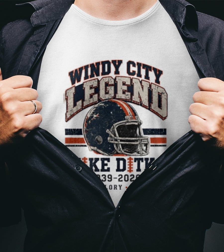 Windy City Legend Mike Ditka 1939 2026 Grit Glory Legacy T-Shirt
