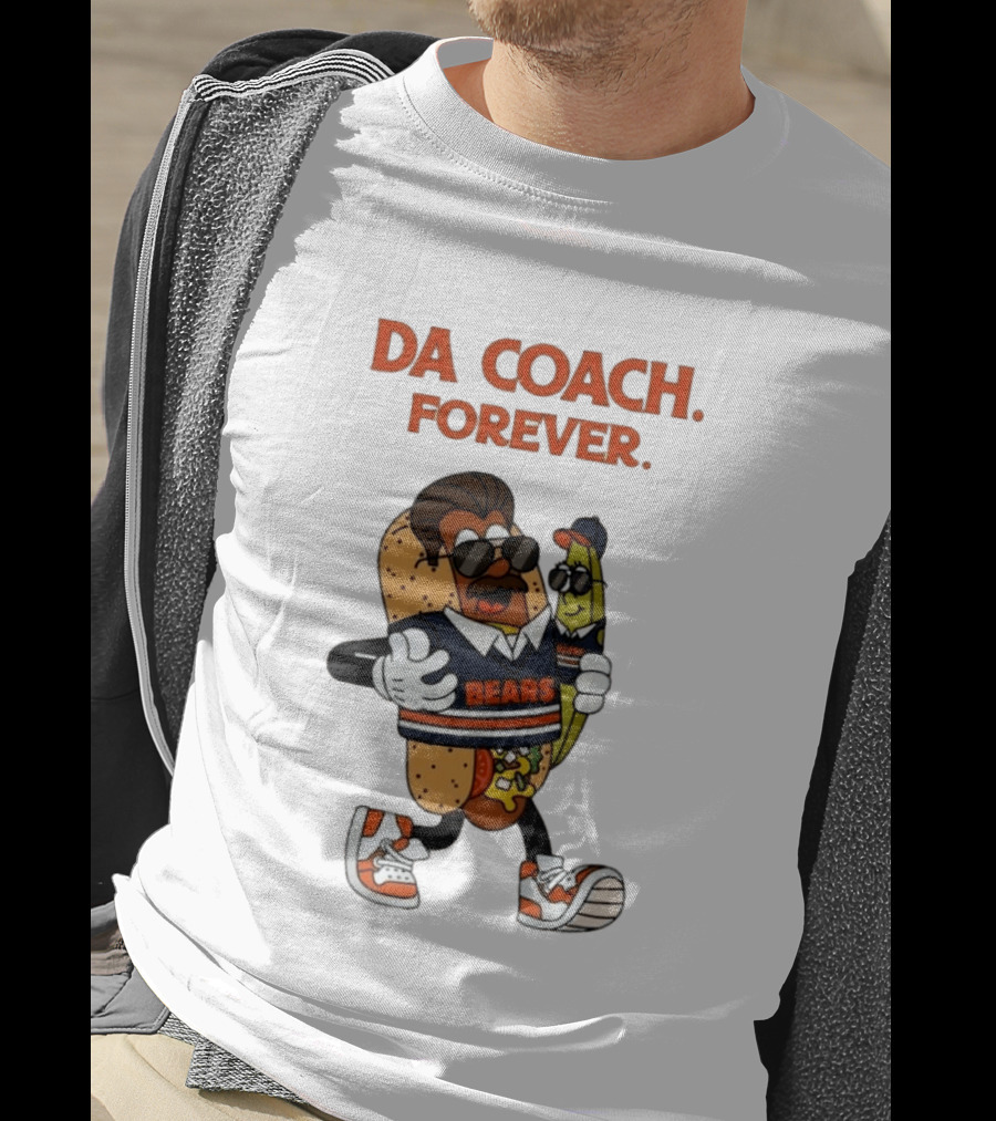 Da Coach Forever Bears Chicago Hot Dog T-Shirt