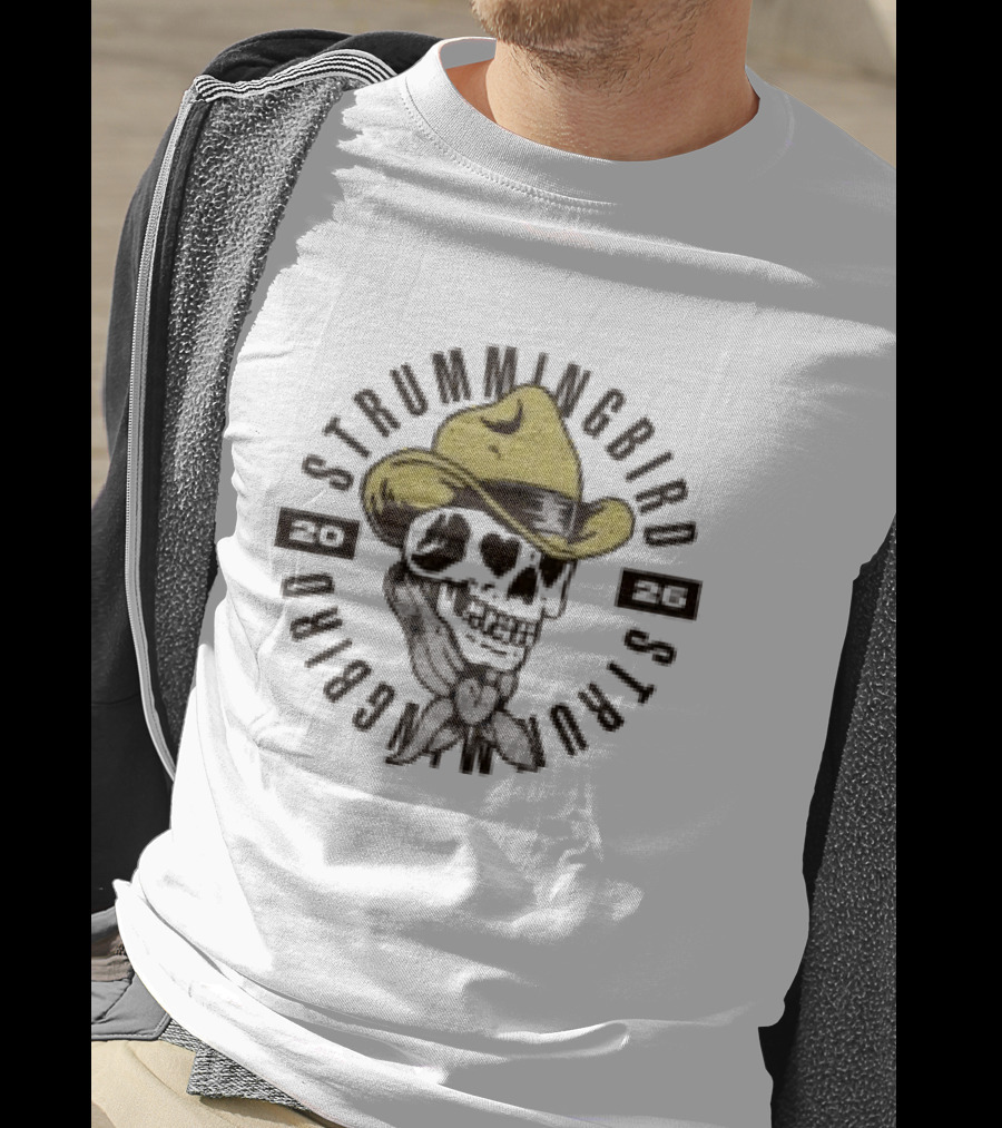 Strummingbird Store Cowboy Skull Western T-Shirt
