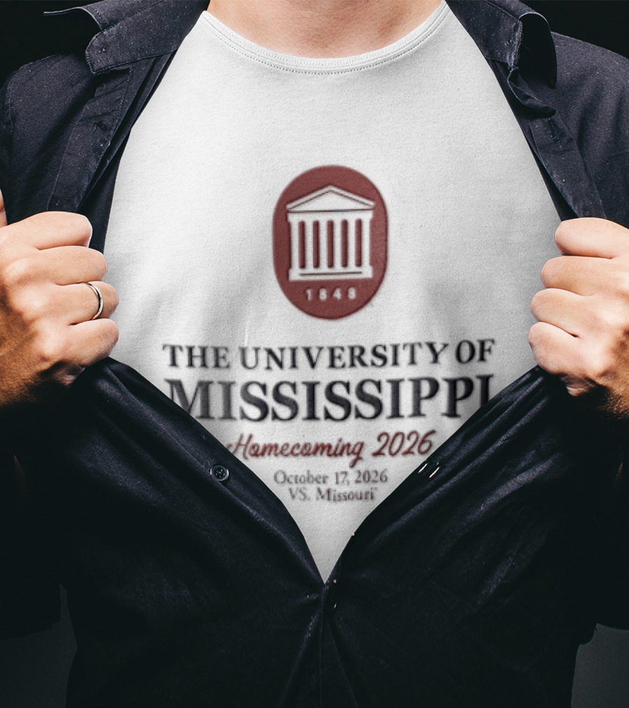 The University Of Mississippi Anniversary 1848 Ole Miss 2026 T-Shirt