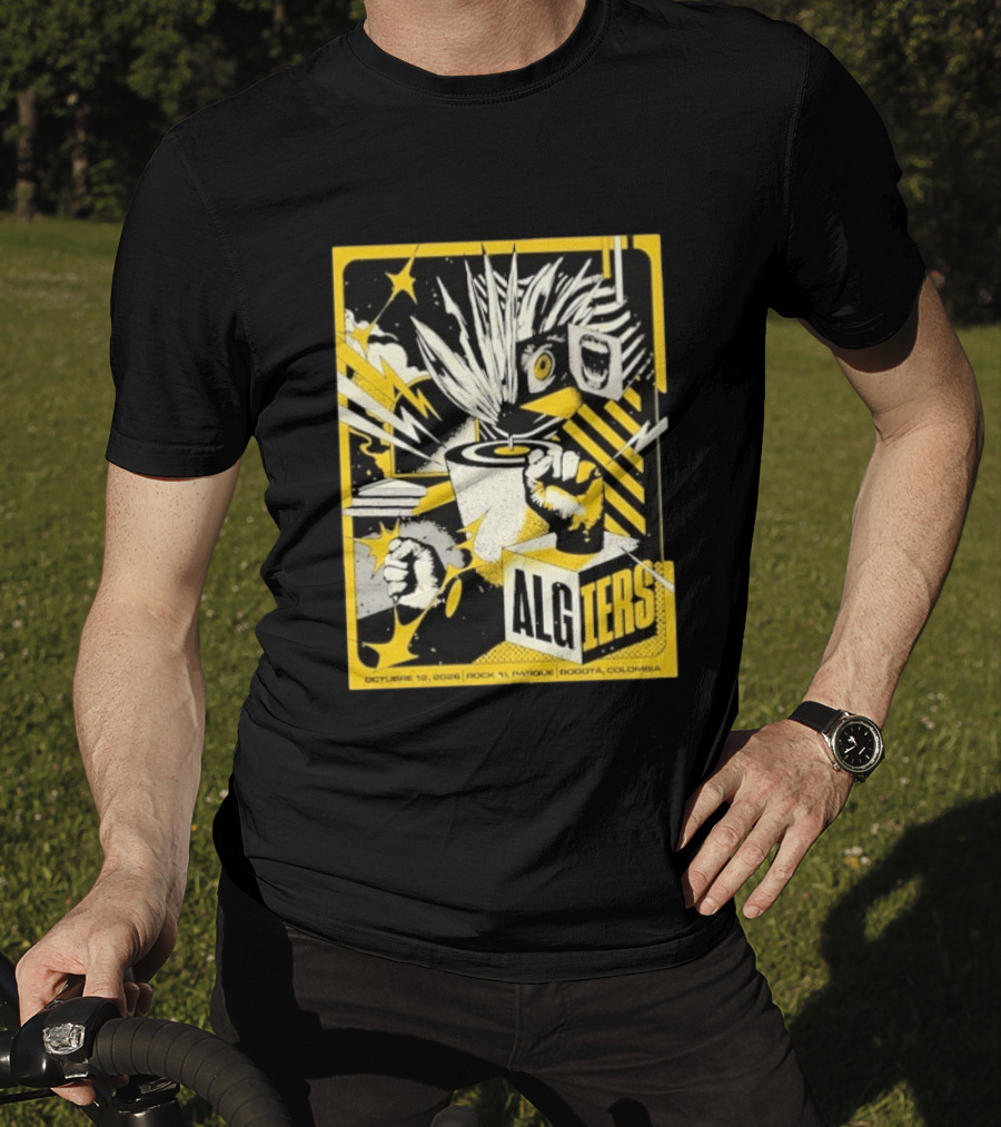 Algiers Live October 12 2026 Rock Al Parque Bogotá Colombia Event T-Shirt