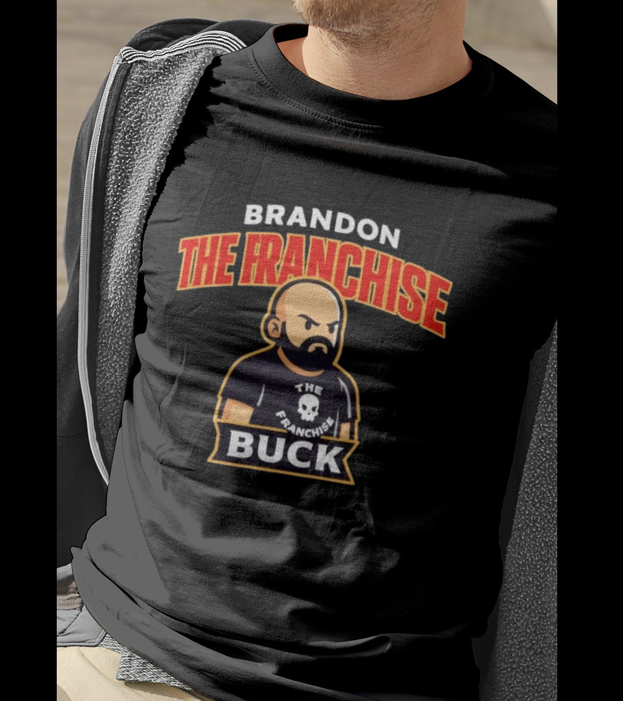 BRANDON THE FRANCHISE BUCK Skull T-Shirt