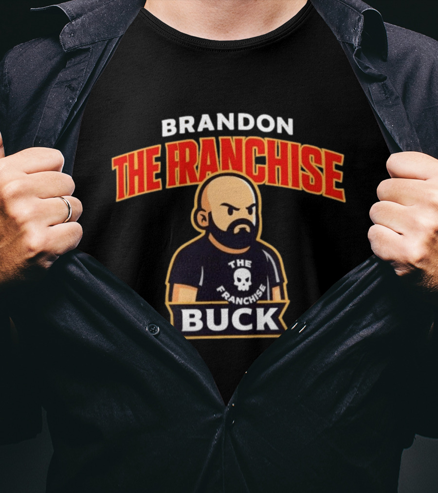 BRANDON THE FRANCHISE BUCK Skull T-Shirt