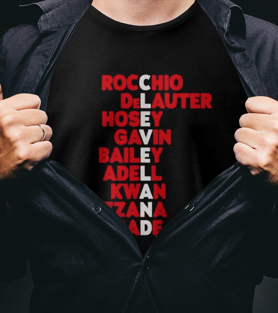 Cleveland Baseball Names Rocchio DeLauter Hosey Gavin Bailey Adell Kwan Bazzana Cade 2026 T-Shirt