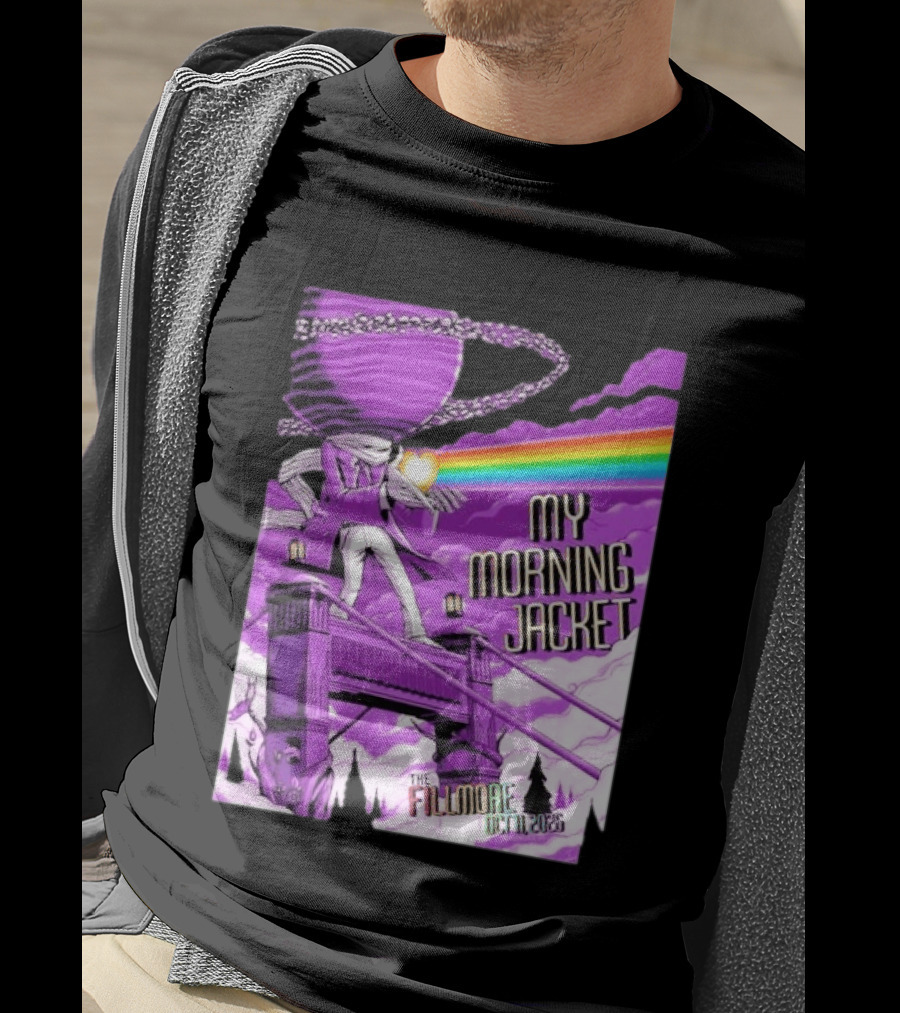 The Fillmore October 11th 2026 My Morning Jacket Psychedelic Event T-Shirt