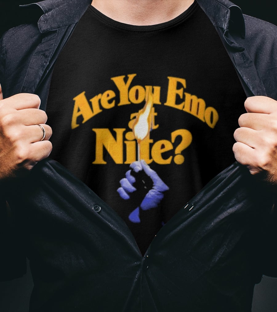 Are You Emo At Nite Hand Flame T-Shirt