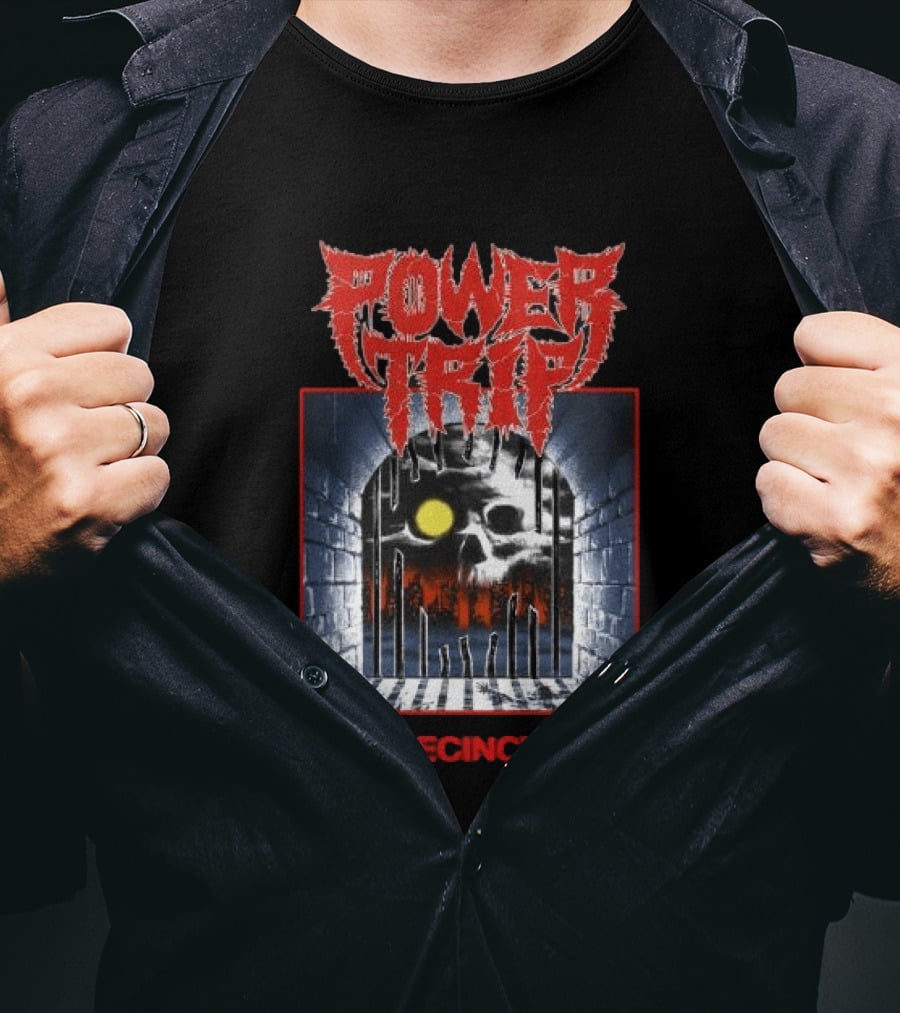 Power Trip Precinct 3 Skull Moon Cave T-Shirt