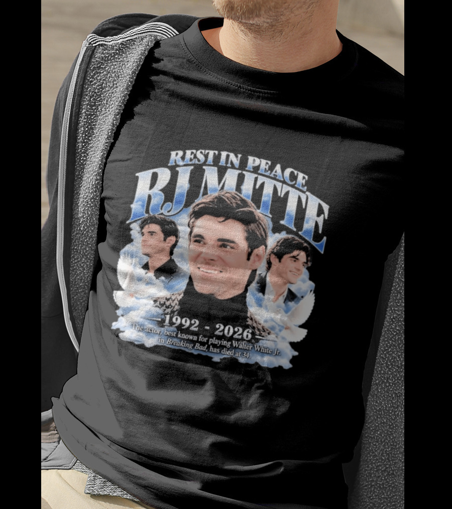 Rest In Peace RJ Mitte 1992 2026 Walter White Jr Breaking Bad T-Shirt