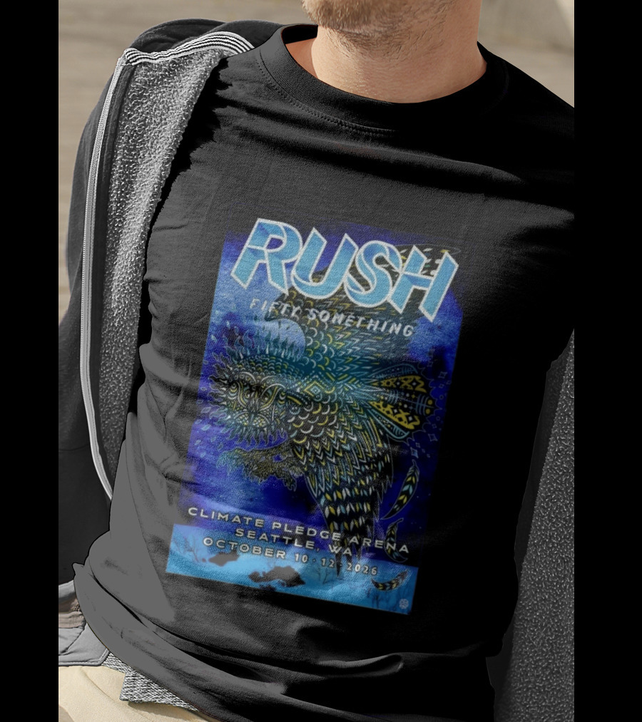 RUSH Fifty Something October 10 12 2026 Climate Pledge Arena Seattle WA T-Shirt