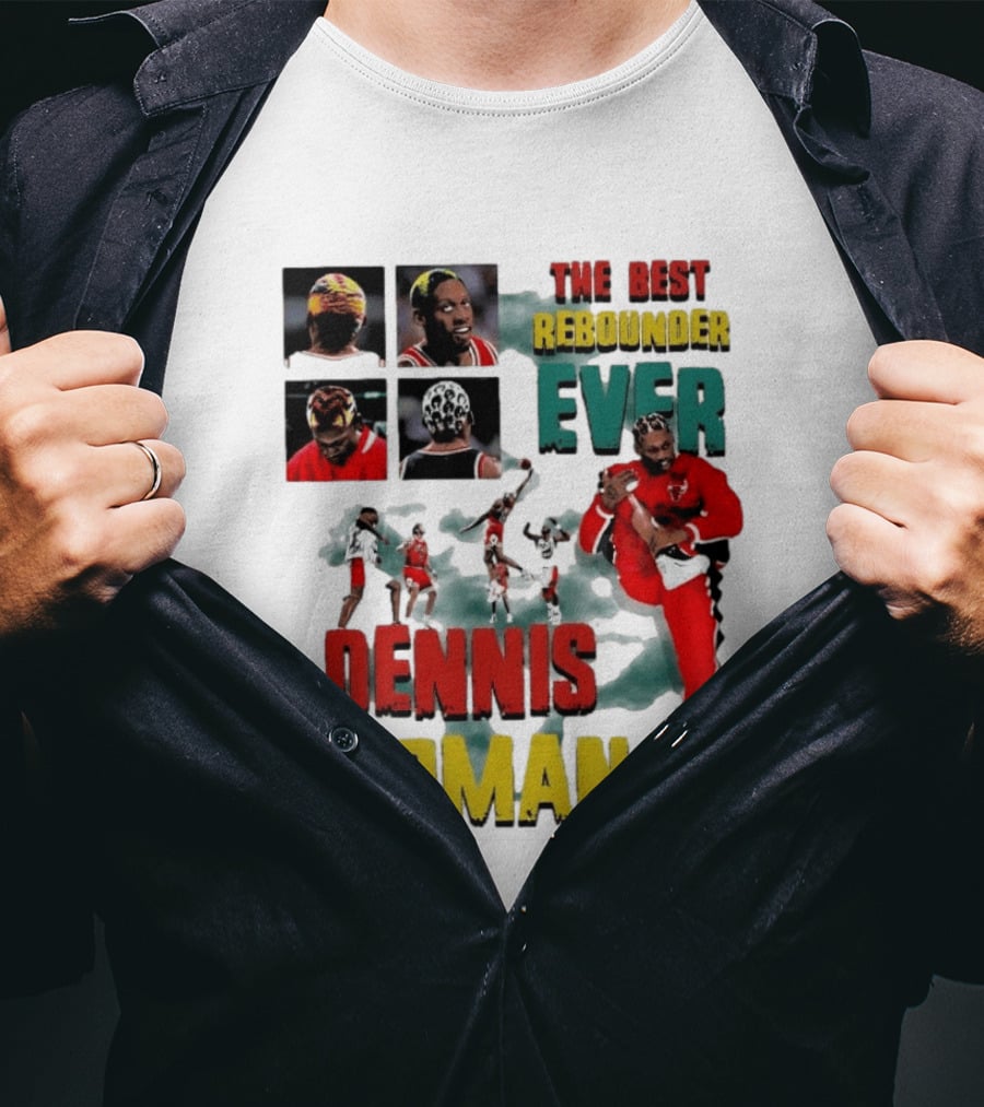 Dennis Rodman The Best Rebounder Ever Chicago Bulls Legend T-Shirt