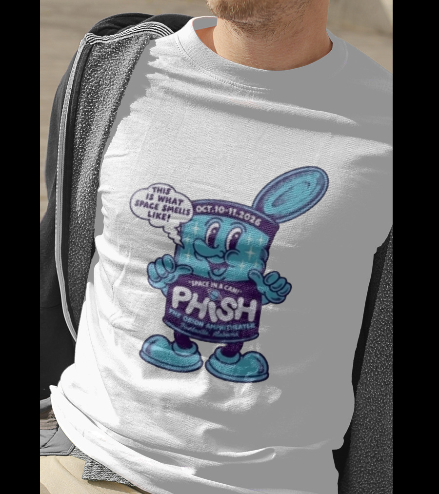 Phish Huntsville Alabama 2026 Space In A Can Event At The Orion Amphitheater October 10 11 T-Shirt