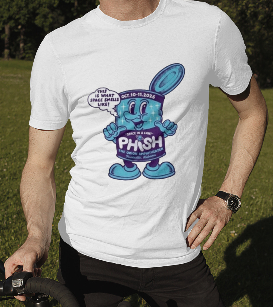 Phish Huntsville Alabama 2026 Space In A Can Event At The Orion Amphitheater October 10 11 T-Shirt