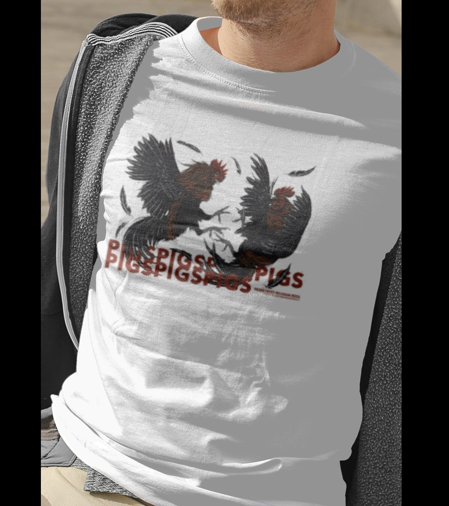 Pigs X7 Roosters Desertfest Band T-Shirt