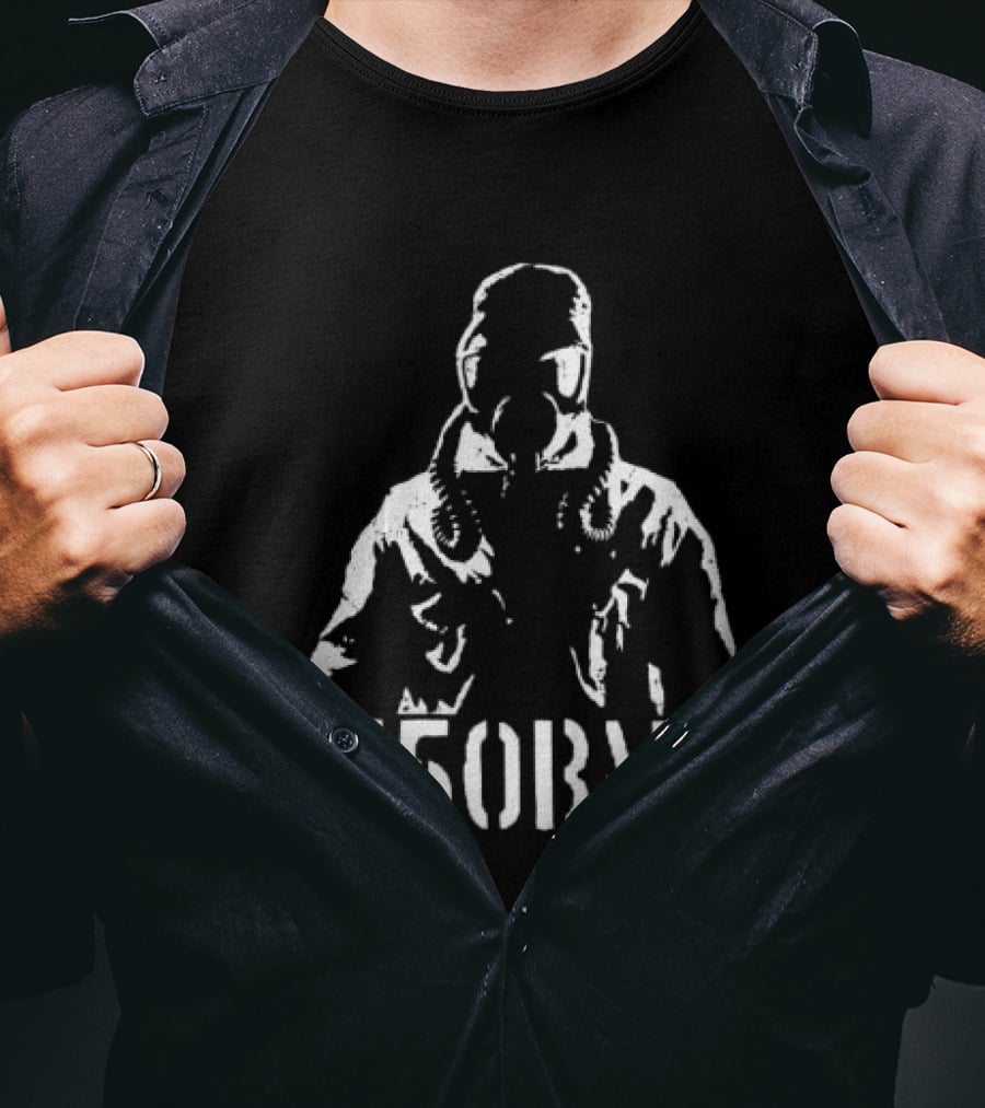 5150BMX Store Gas Mask Rider Ode To Anthem T-Shirt