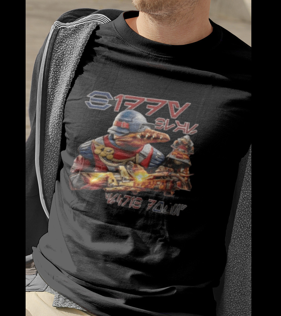 1776 Alien Creatures Riding Speeders War 20lin T-Shirt