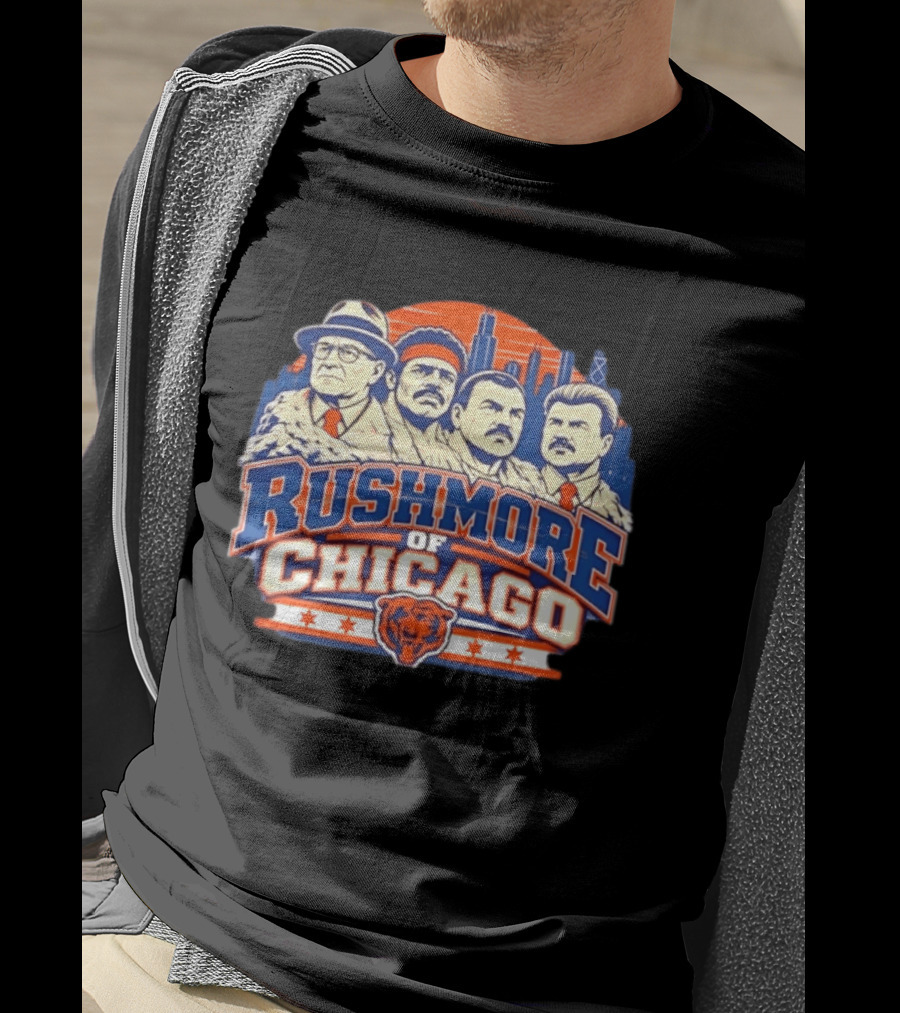 Rushmore Of Chicago Bears Iconic City T-Shirt