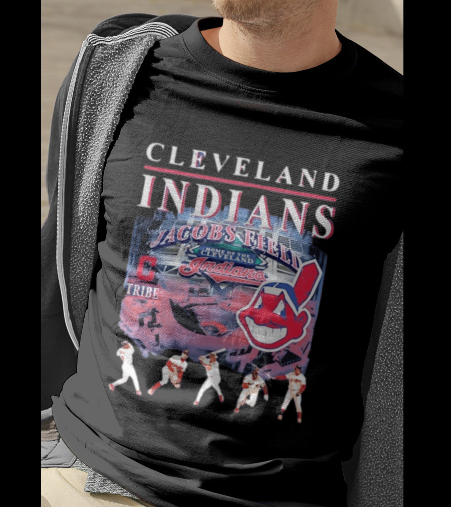 Cleveland Indians Jacobs Field Tribe Home Of The Indians T-Shirt