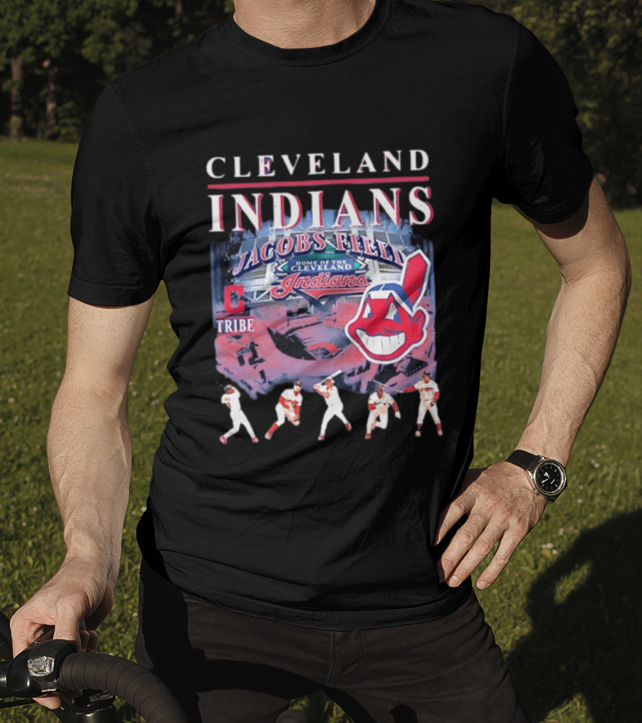 Cleveland Indians Jacobs Field Tribe Home Of The Indians T-Shirt