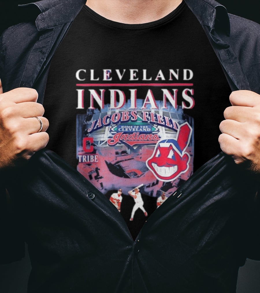 Cleveland Indians Jacobs Field Tribe Home Of The Indians T-Shirt