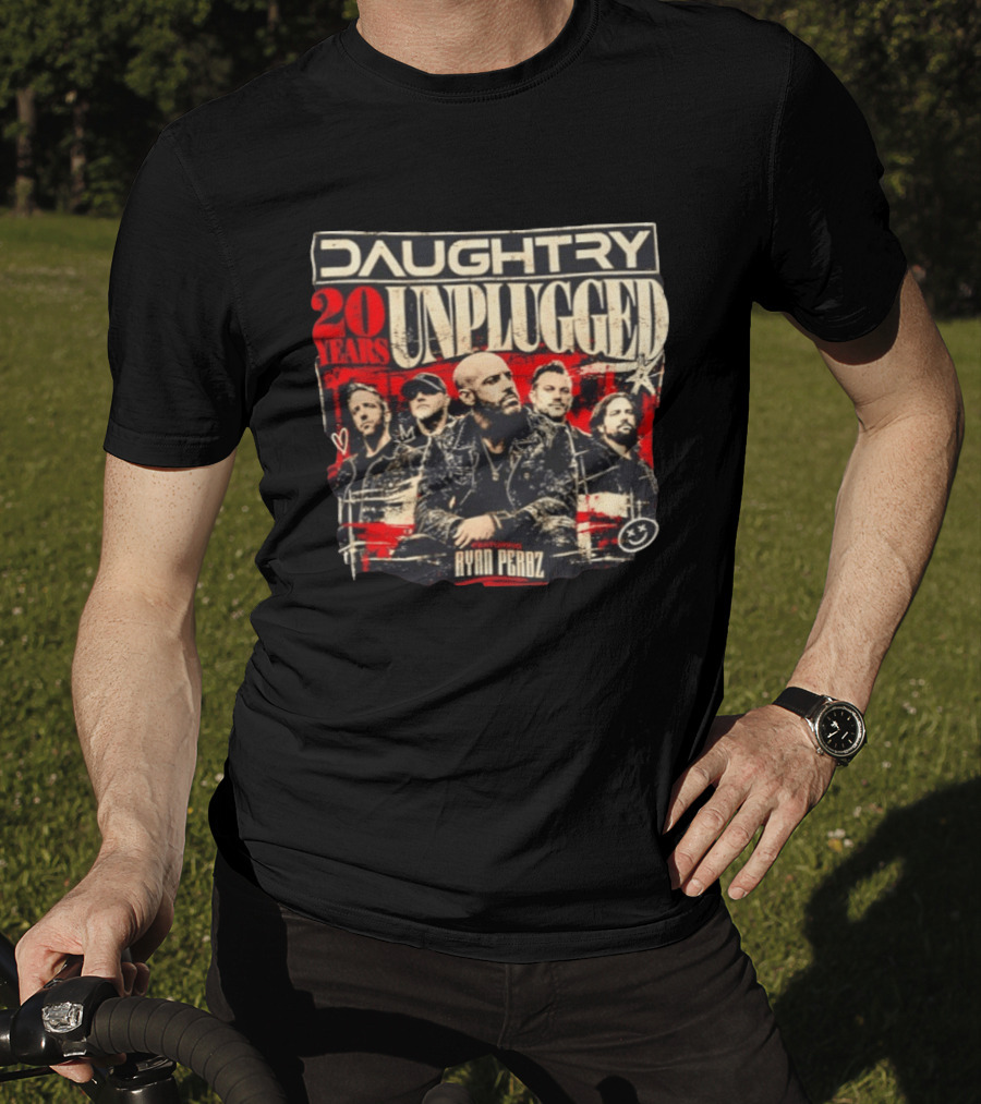 Daughtry Unplugged 20 Years Tour Featuring Ryan Perdz T-Shirt