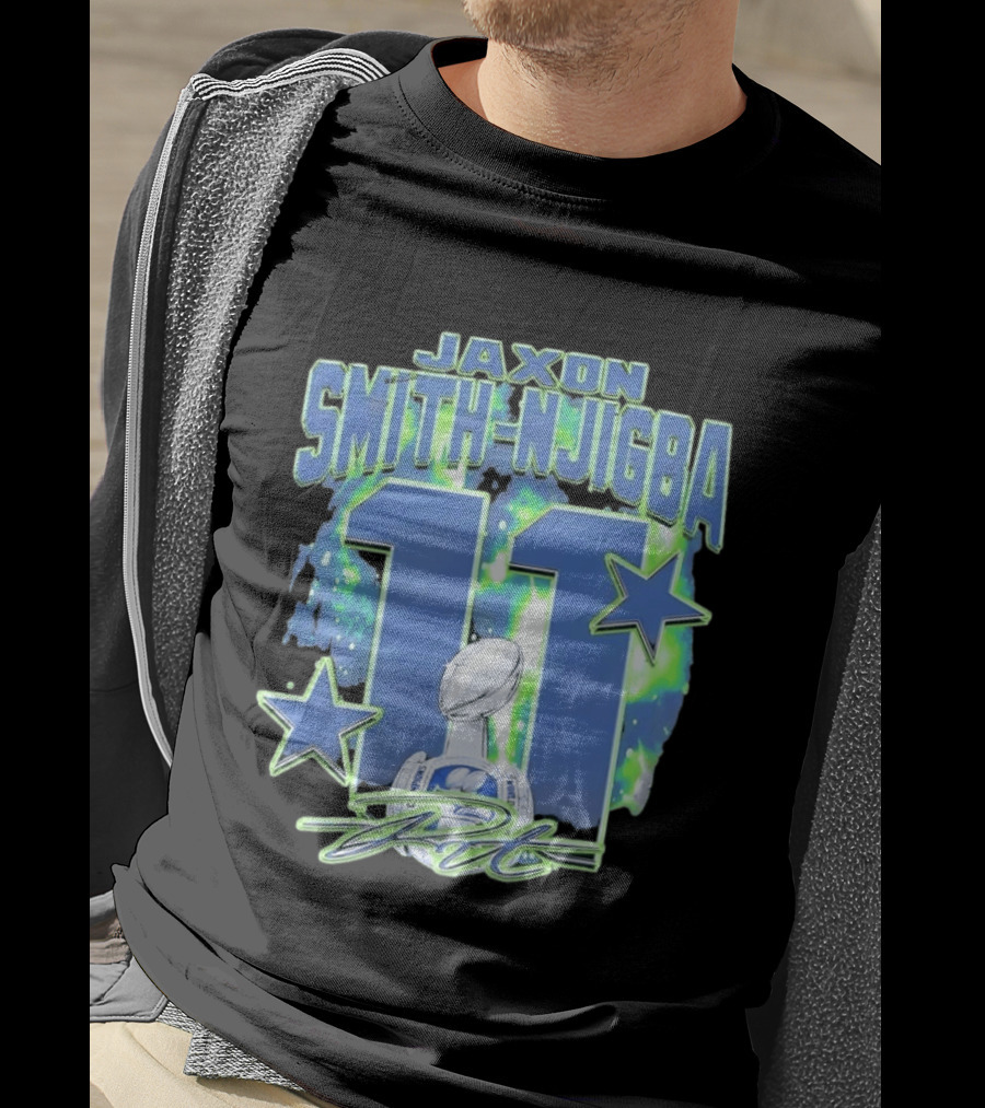 Jaxon Smith Njigba 11 Seattle Championship T-Shirt