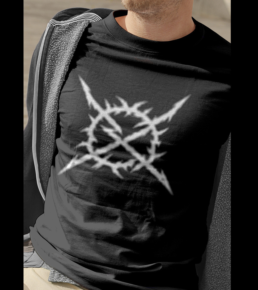 Original Ken Carson X Fox Racing 2026 Spiked Crown Symbol Collaboration T-Shirt