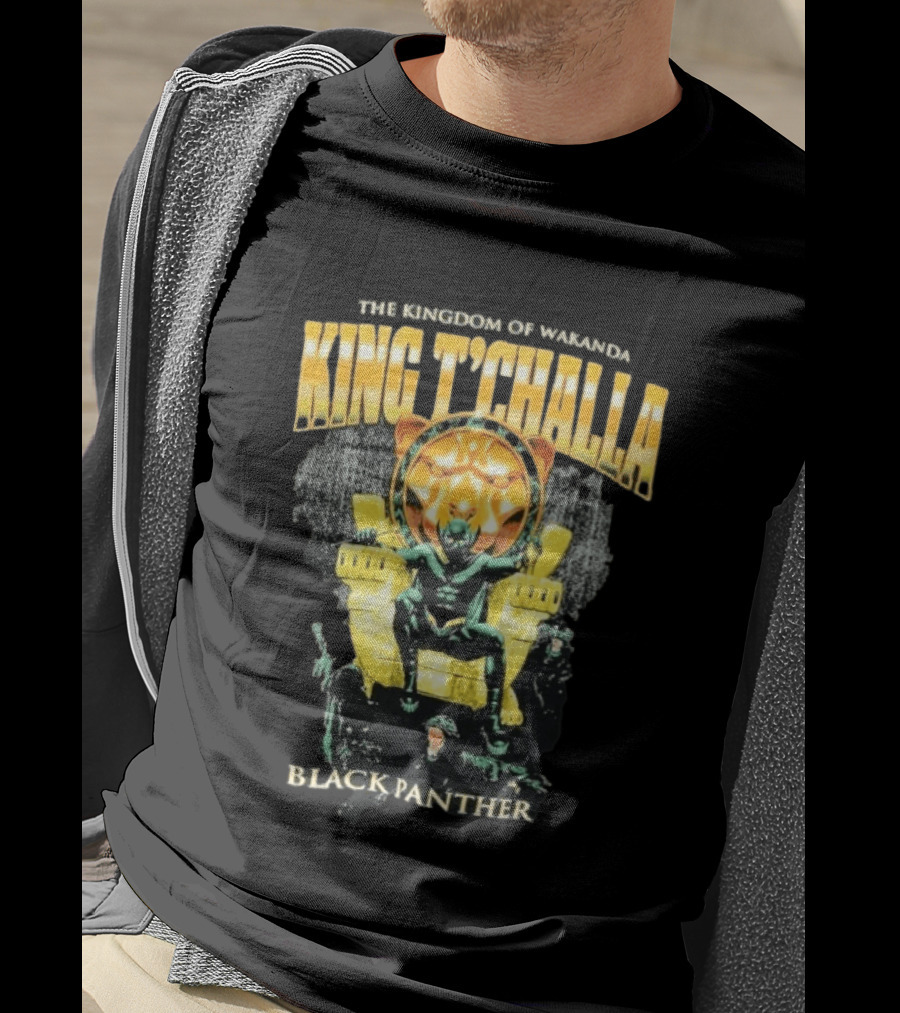 The Kingdom Of Wakanda King T'Challa Black Panther Exclusive Marvel Original T-Shirt