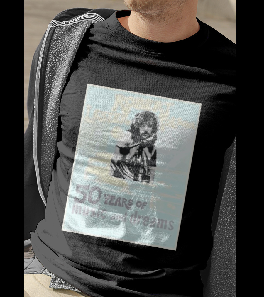 Robert Lester Folsom 50 Years Of Music And Dreams Tour 2026 Atlanta GA To Brussels BE Dates Short Black T-Shirt