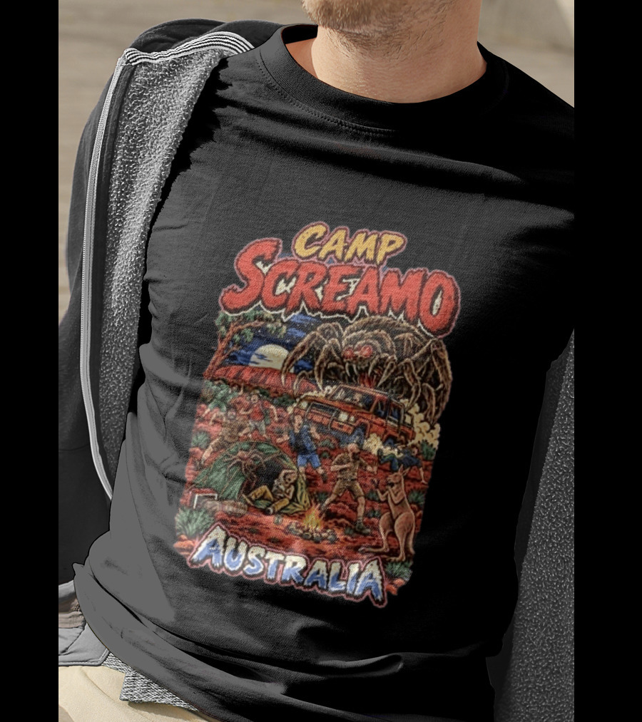 Original Camp Screamo Silverstein And Story Of The Year Australia Tour 2027 Dates T-Shirt