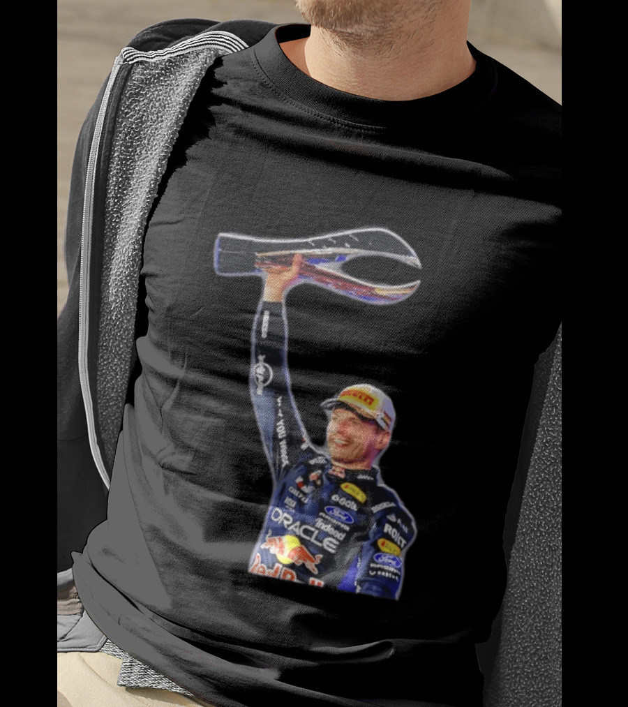 Max Verstappen Oracle Red Bull Racing 2026 Champion Trophy Celebration T-Shirt
