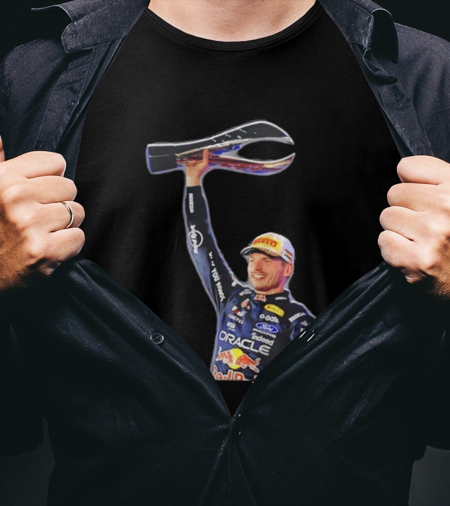 Max Verstappen Oracle Red Bull Racing 2026 Champion Trophy Celebration T-Shirt