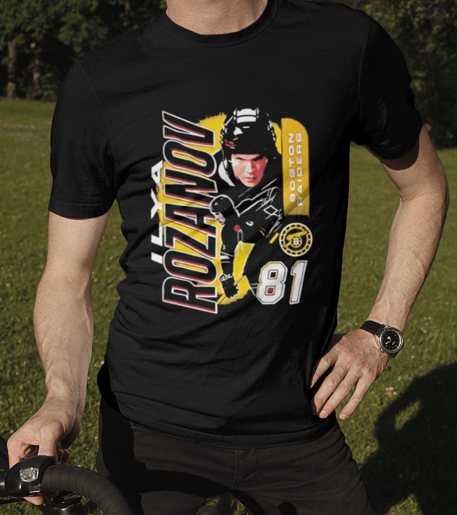 Rozanov Boston Raiders Hockey 81 T-Shirt
