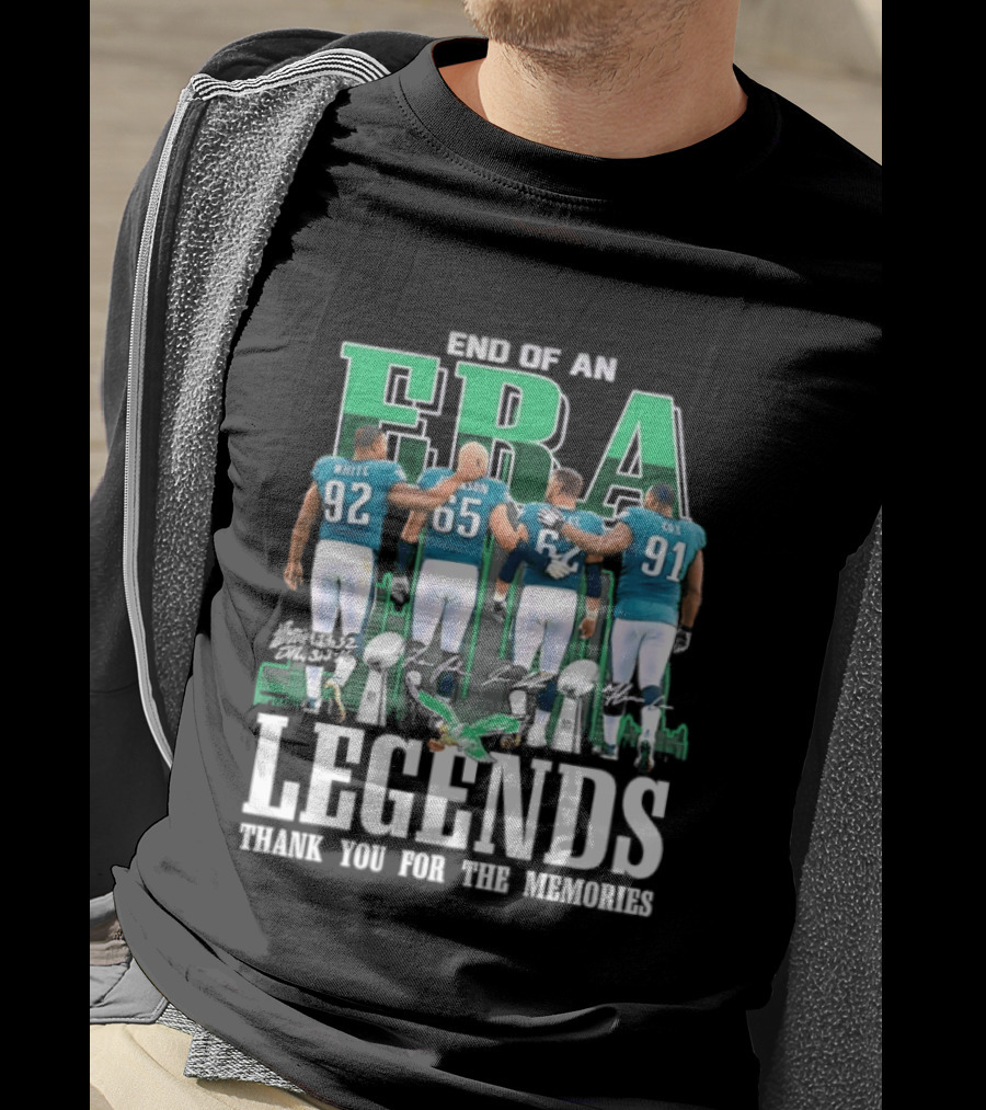 End Of An Era Legends Thank You For The Memories T-Shirt