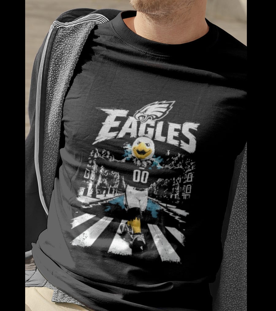 Philadelphia Eagles Fly Eagles Fly Mascot 2026 T-Shirt
