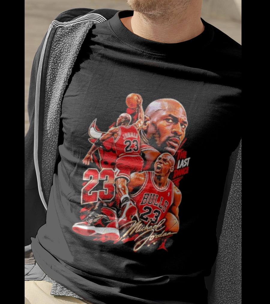 Michael Jordan Chicago Bulls 23 The Last Dance Bootleg T-Shirt