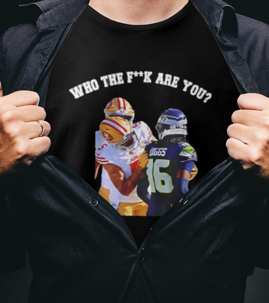 Mike Evans San Francisco 49ers Who The F**k Are You Diggs Meme T-Shirt