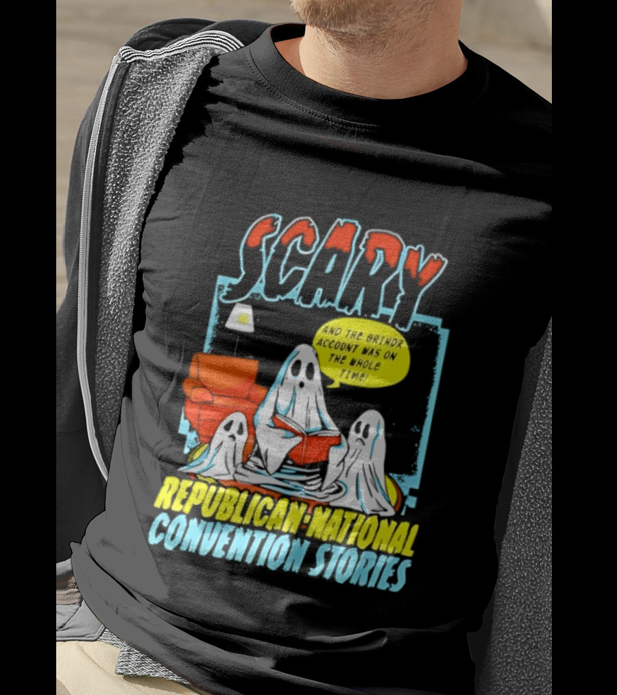 Scary Republican National Convention Stories Ghosts Reading Tales T-Shirt