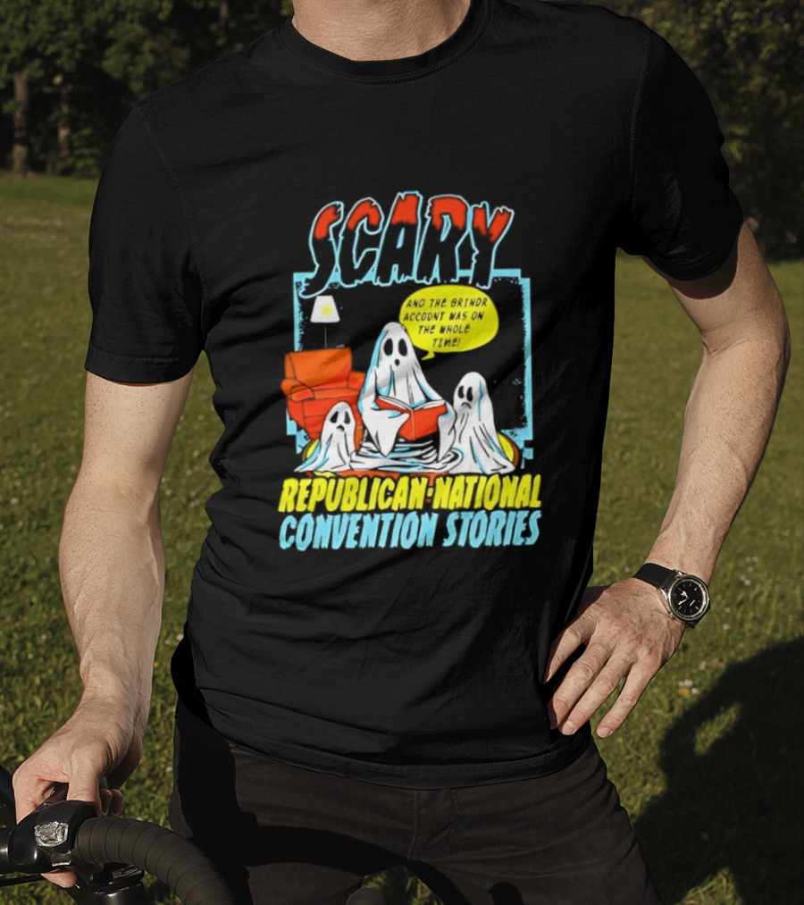 Scary Republican National Convention Stories Ghosts Reading Tales T-Shirt