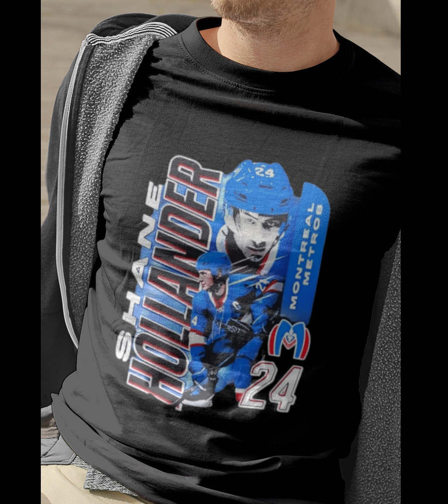 Shane Hollander Montreal Metros 24 Hockey Player Sports T-Shirt