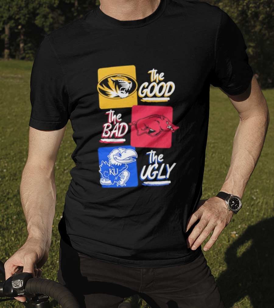 Missouri Tigers The Good The Bad The Ugly Kansas Jayhawks Rivalry T-Shirt