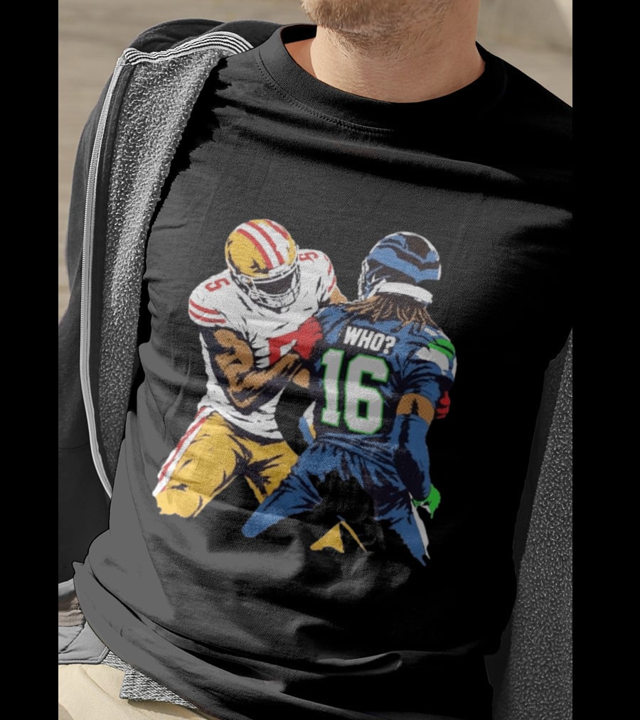New King Who Dis Football 49ers Vs Seahawks Clash T-Shirt