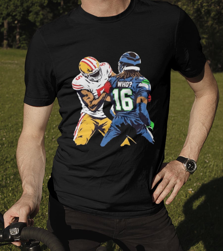 New King Who Dis Football 49ers Vs Seahawks Clash T-Shirt