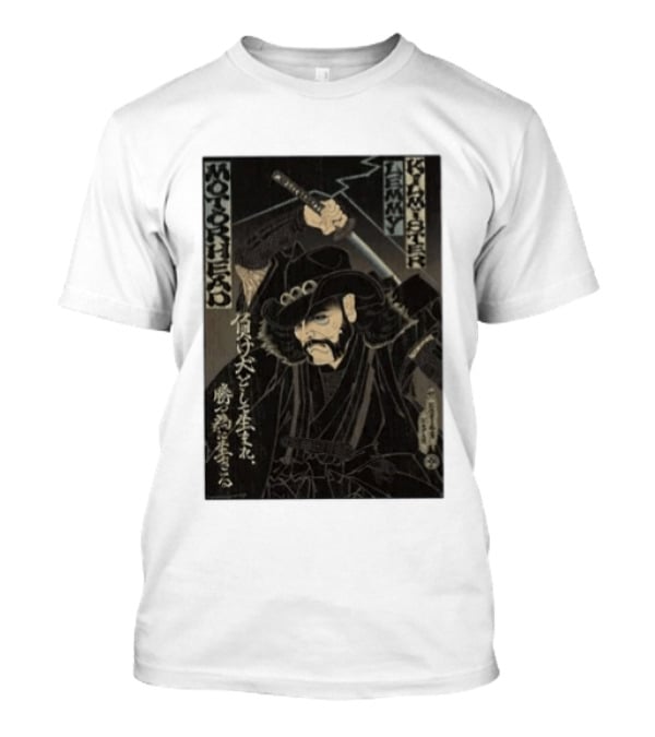 Motorhead Lemmy Kilmister Samurai Japanese T-Shirt