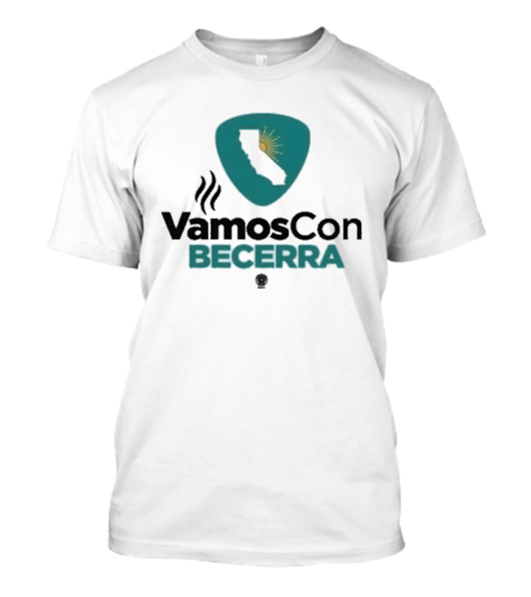 Vamos Con Becerra California Sunburst T-Shirt